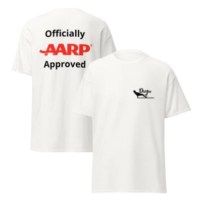 AARP white Unisex classic tee
